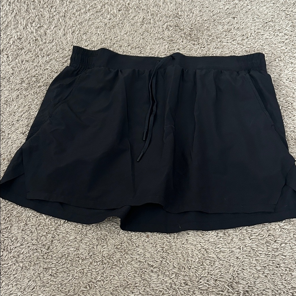 All in Motion Women's Black Athletic Shorts